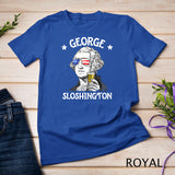 George Sloshington Washington 4th of July Men Funny American T-Shirt