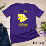 Golden Fish I Wear Gold For Childhood Cancer Awareness T-Shirt