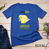 Golden Fish I Wear Gold For Childhood Cancer Awareness T-Shirt