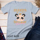 Grandpa Of The Birthday Princess Girl Panda Bear Party T-Shirt