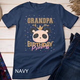 Grandpa Of The Birthday Princess Girl Panda Bear Party T-Shirt