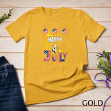 HAPPY 4TH OF JULY FLAG, FIREWORKS BALLOONS MEN WOMEN KIDS T-Shirt