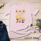 HAPPY 4TH OF JULY FLAG, FIREWORKS BALLOONS MEN WOMEN KIDS T-Shirt