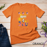 HAPPY 4TH OF JULY FLAG, FIREWORKS BALLOONS MEN WOMEN KIDS T-Shirt