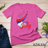 Happy 4th Of July American Flag Fireworks Patriotic Outfits T-Shirt