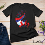 Happy 4th Of July American Flag Fireworks Patriotic Outfits T-Shirt