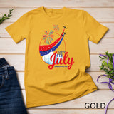 Happy 4th Of July American Flag Fireworks Patriotic Outfits T-Shirt