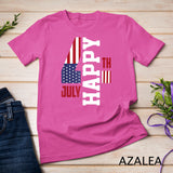 Happy Fourth 4th Of July United States Of America US Flag T-Shirt