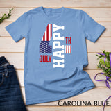 Happy Fourth 4th Of July United States Of America US Flag T-Shirt