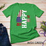 Happy Fourth 4th Of July United States Of America US Flag T-Shirt