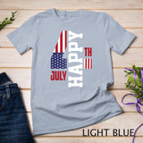 Happy Fourth 4th Of July United States Of America US Flag T-Shirt