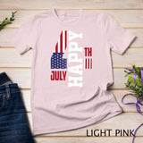 Happy Fourth 4th Of July United States Of America US Flag T-Shirt