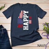 Happy Fourth 4th Of July United States Of America US Flag T-Shirt