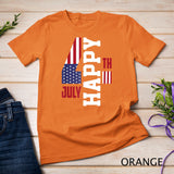 Happy Fourth 4th Of July United States Of America US Flag T-Shirt