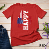 Happy Fourth 4th Of July United States Of America US Flag T-Shirt