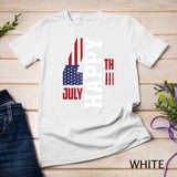 Happy Fourth 4th Of July United States Of America US Flag T-Shirt