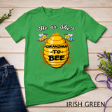 He Or She Grandma To Bee Gender Baby Reveal Announcement T-Shirt