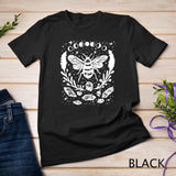 Honey Bee Moon Phases, Crystals Gothic Punk Style T-Shirt
