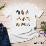 Horse Breeds horseback riding Equestrian gift for women Long Sleeve T-Shirt