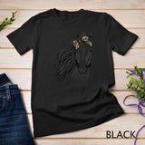 Horse Leopard Face Horseback Riding Horse Lover Girls Women T-Shirt