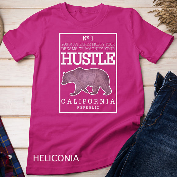 Hustle Cali Style Bear Hip Hop Rap Lover Christmas Gift Tee T-Shirt