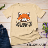 I Just Really Like Red Pandas, Cute Red Panda Pullover Hoodie T-Shirt