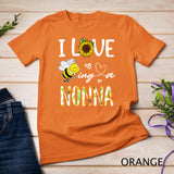 I Love Being A Nonna Sunflower Bee, Mother's Day T-Shirt