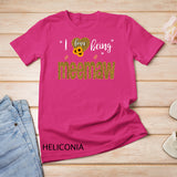 I Love Being Meemaw Leopard Sunflower Funny Mother Day Gift T-Shirt