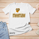 I Love Being Meemaw Leopard Sunflower Funny Mother Day Gift T-Shirt