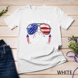 I Love Her Sparklers Matching Couple 4th Of July sunglasses T-Shirt