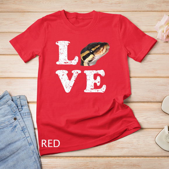 I Love my Ball Python T-shirt - Pet Snake Lovers Shirt
