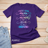 I Went From Mama to Mommy to Mom to Bruh Funny Mother Day T-Shirt