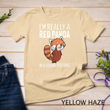 I'm Really A Red Panda In A Human Costume Halloween Funny T-Shirt