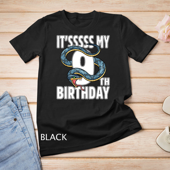 It's My 9th Birthday Snake 9 Years Old Birthday Boys Girls T-Shirt