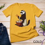 Japanese Noodles Kawaii Ramen Bowl Funny Ferret T-Shirt