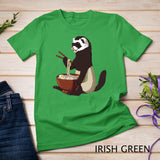 Japanese Noodles Kawaii Ramen Bowl Funny Ferret T-Shirt