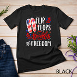 July 4th Flip Flops Fireworks & Freedom 4th of July Party T-Shirt