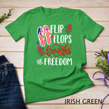 July 4th Flip Flops Fireworks & Freedom 4th of July Party T-Shirt