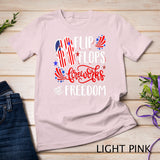 July 4th Flip Flops Fireworks & Freedom 4th of July Party T-Shirt