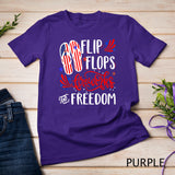 July 4th Flip Flops Fireworks & Freedom 4th of July Party T-Shirt