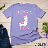 Just A Girl Who Loves Llamas T-Shirt Gift For Llama Gift Tee T-Shirt