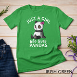 Just A Girl Who Loves Pandas Cute Panda Gift for Women Pullover Hoodie T-Shirt