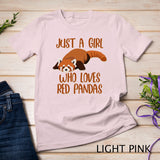 Just A Girl Who Loves Red Pandas For Girls Designs Long Sleeve T-Shirt