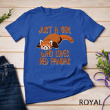 Just A Girl Who Loves Red Pandas For Girls Designs Long Sleeve T-Shirt