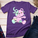 Kawaii Pastel Goth Witchy Bear and Skull Cute Creepy Bear T-Shirt