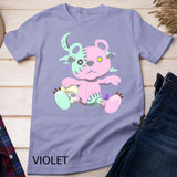 Kawaii Pastel Goth Witchy Bear and Skull Cute Creepy Bear T-Shirt