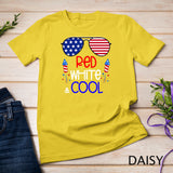 Kids Boys Kids 4th Of July Red White And Cool Sunglasses Girls T-Shirt