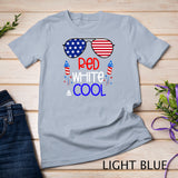 Kids Boys Kids 4th Of July Red White And Cool Sunglasses Girls T-Shirt