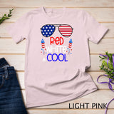 Kids Boys Kids 4th Of July Red White And Cool Sunglasses Girls T-Shirt