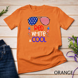 Kids Boys Kids 4th Of July Red White And Cool Sunglasses Girls T-Shirt